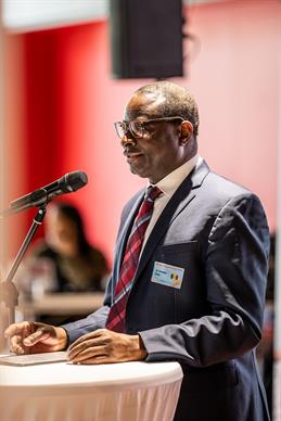 Dr. Karamba Diaby beim African Students Day 2026 an der Hochschule Düsseldorf